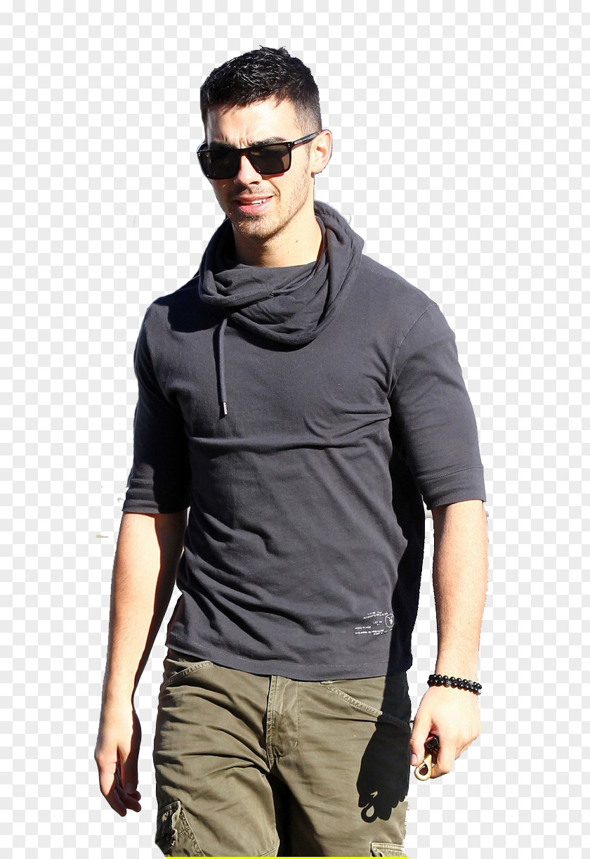 T-shirt Joe Jonas Long-sleeved Shoulder PNG