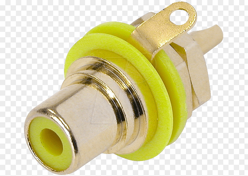 Gold Yellow Neutrik Colored PNG