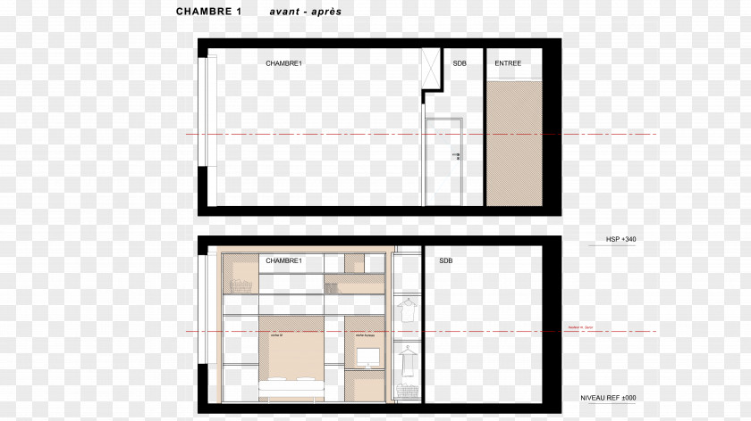 House Craie Studio Apartment Floor Plan PNG