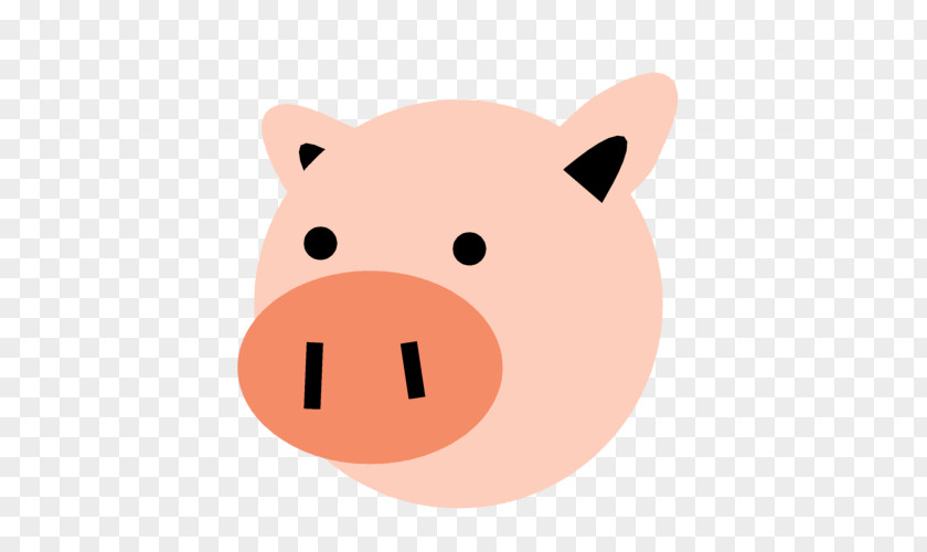 Pig Snout Dog Whiskers PNG