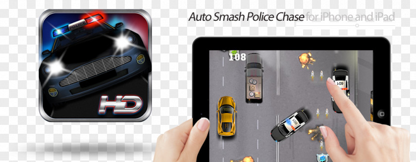 Police Chase Smartphone Mobile Phones Multimedia Handheld Devices Portable Media Player PNG
