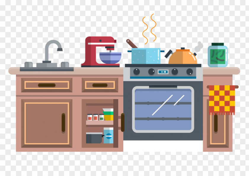 Pressure Cooker Kitchen Furniture Show Kitchenware Animation Cartoon PNG