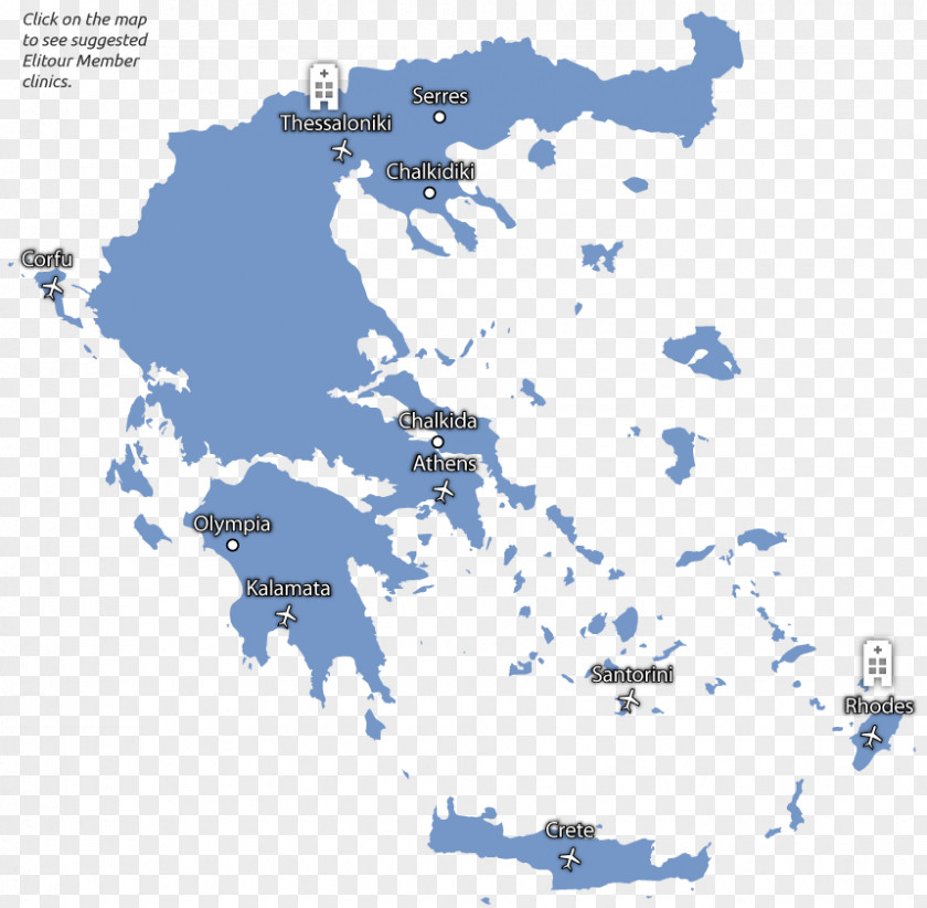 Sightseeing Map Greece Vector Graphics Clip Art PNG