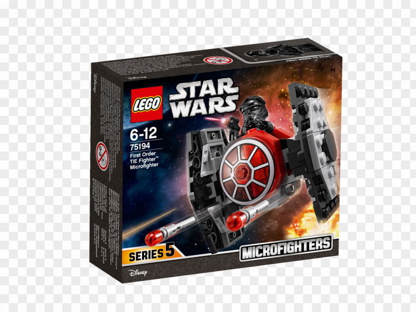 Toy LEGO Star Wars : Microfighters First Order TIE Fighter PNG