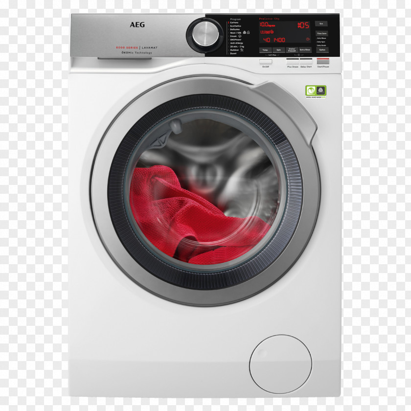 Washing Machine Machines Clothes Dryer Home Appliance AEG Refrigerator PNG