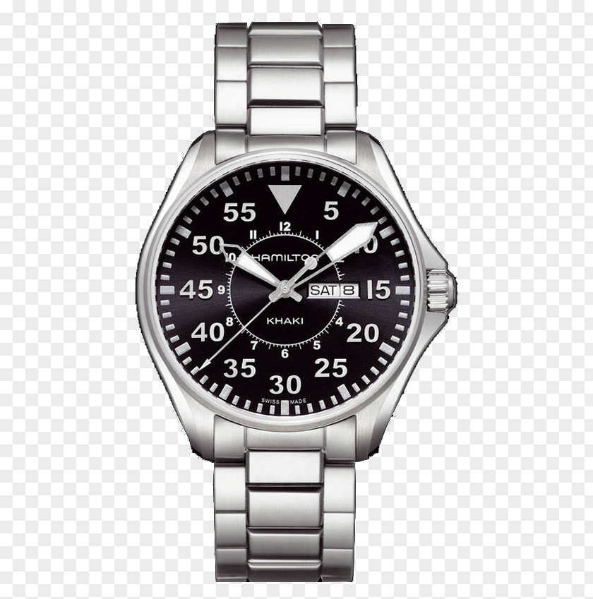 Watch Hamilton Khaki Aviation Pilot Quartz 0506147919 Auto Company PNG