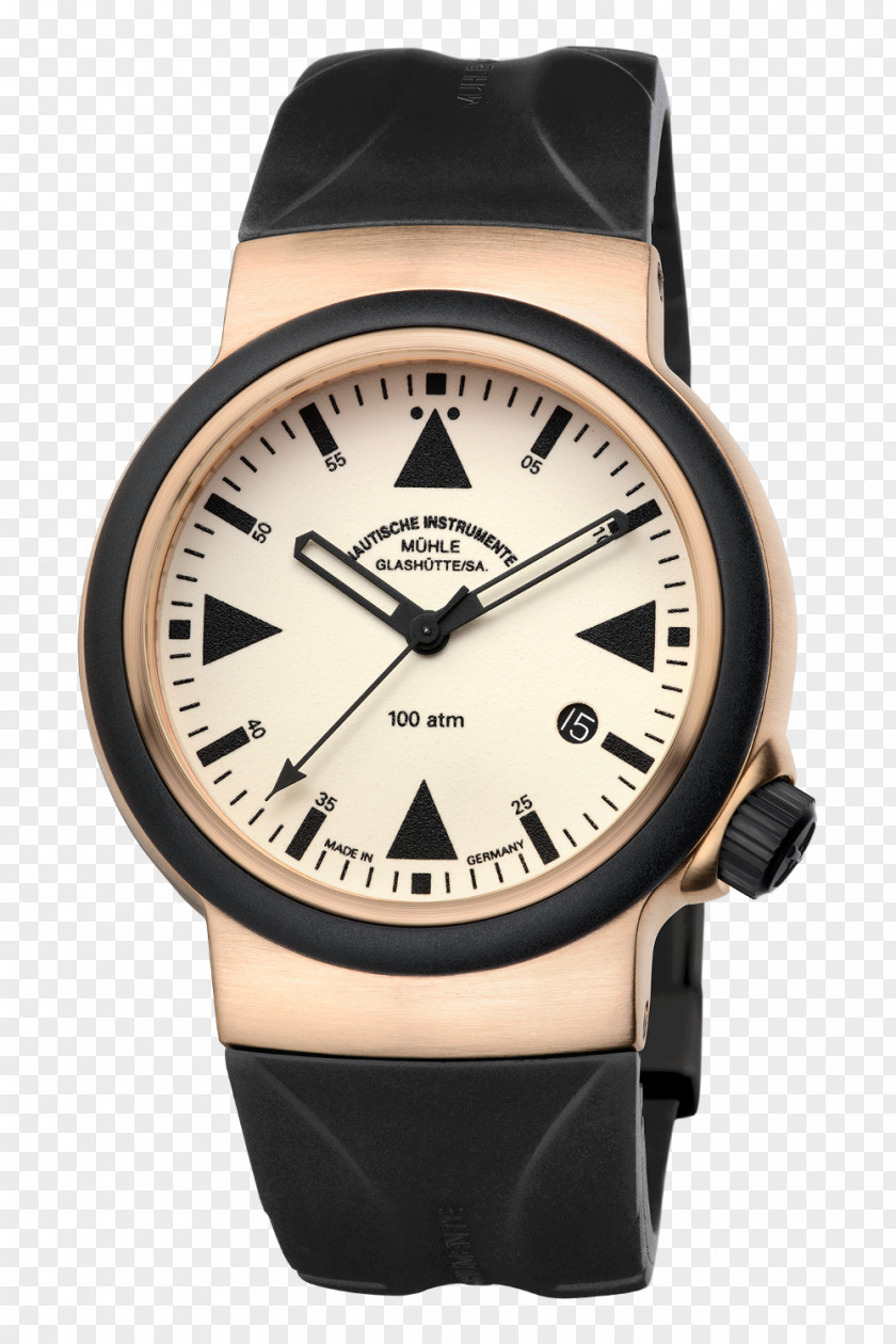 Glashütte Original Nautische Instrumente Mühle Bronze Watch PNG