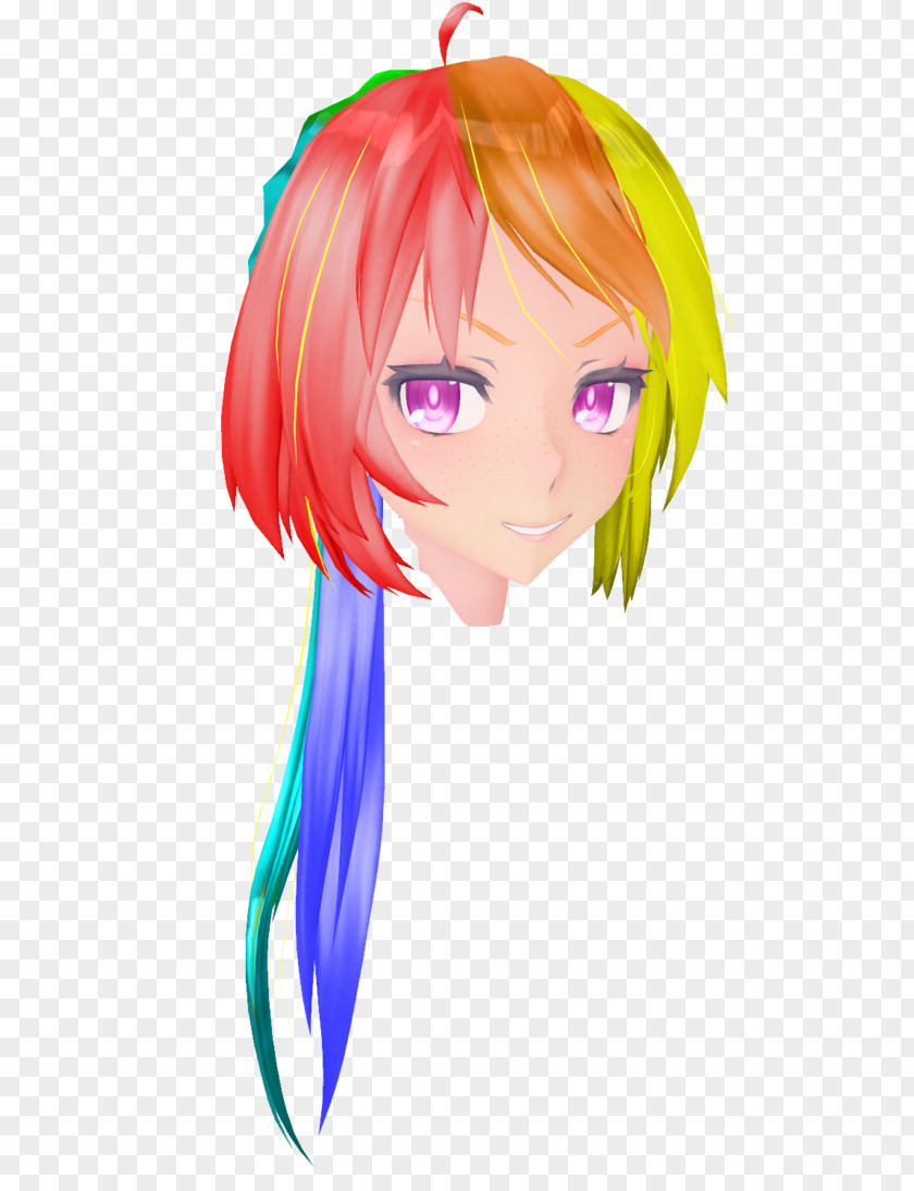 Hatsune Miku Rainbow Dash Fluttershy Hair DeviantArt PNG