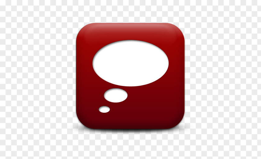 Left Thought Bubble Red IPhone Text Messaging Speech Balloon Clip Art PNG