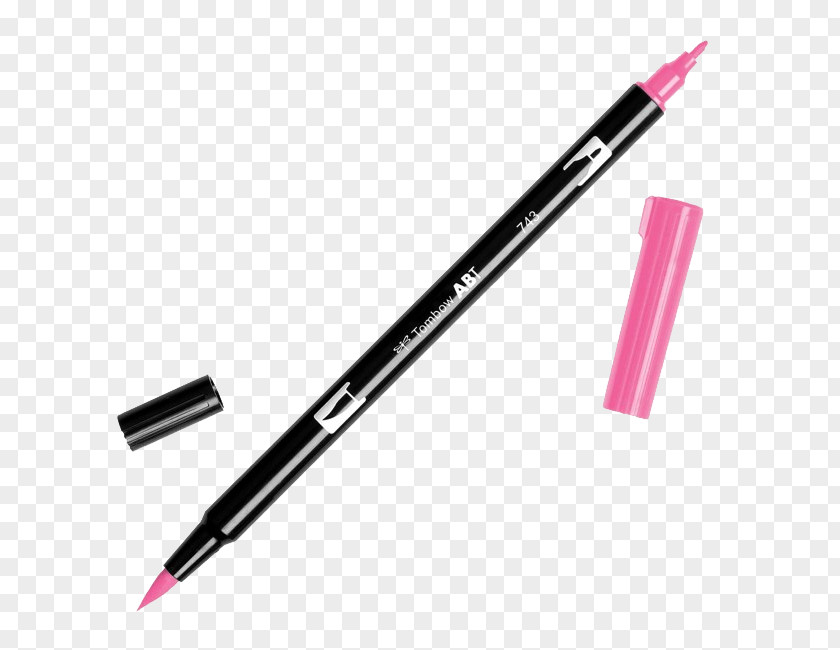 Pen Tombow Dual Brush Marker Fudenosuke PNG