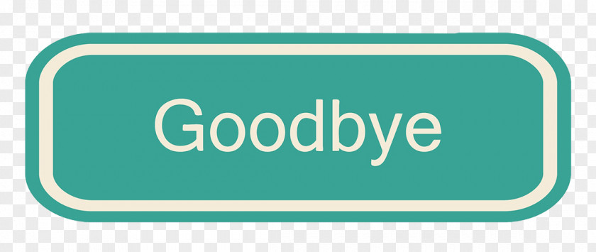 Goodbye Vector Label Royalty-free Illustration PNG