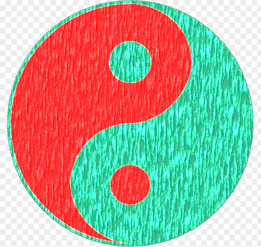 Lime Green Red Yin And Yang PNG