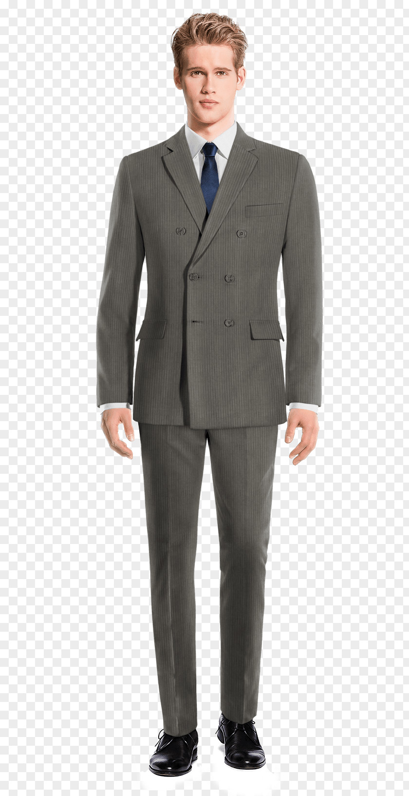 Suit Tuxedo Double-breasted Tweed Black Tie PNG