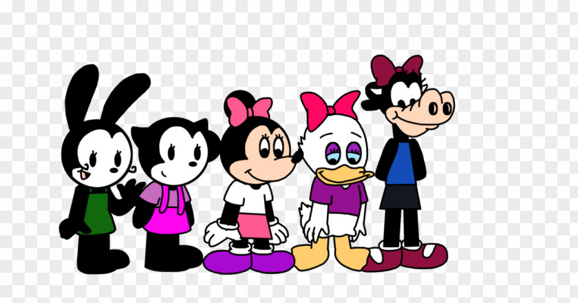 Clarabelle Cow Minnie Mouse Daisy Duck Webby Vanderquack Mickey PNG
