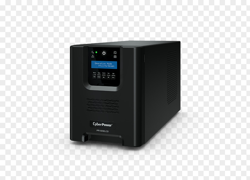Cyberpower Systems CyberPower PRO Series 1000VA Tower UPS With LCD Power Inverters IEC 60320 Professional PR3000ELCDSL Line-interactive PNG