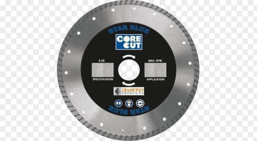 Diamond Blade Cutting Steel PNG