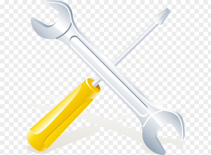 Hand-painted Pattern Wrench Screwdriver Tools Tool PNG