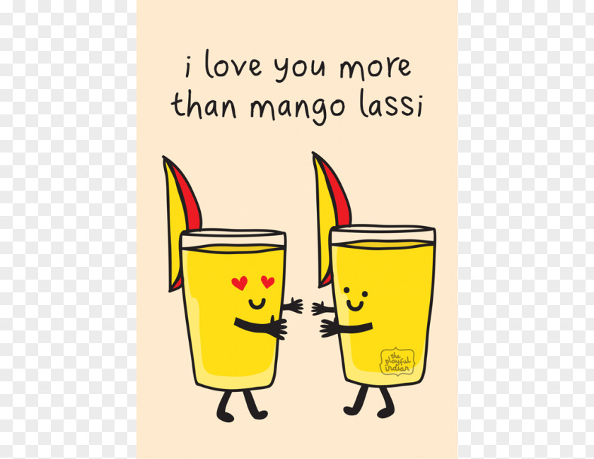 Mango Lassi Greeting & Note Cards Indian Cuisine Clip Art PNG