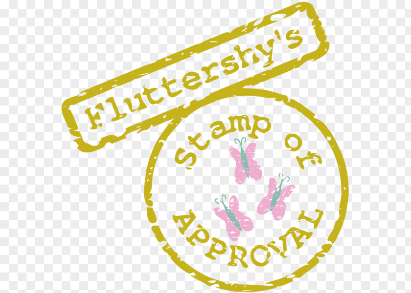 Approved Stamp Fluttershy Logo Yellow Postage Stamps DeviantArt PNG