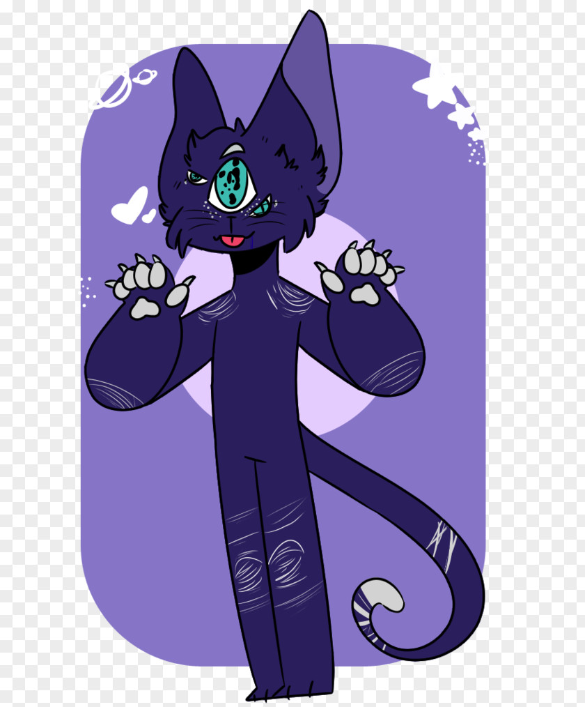 Cat Whiskers Tail Character PNG
