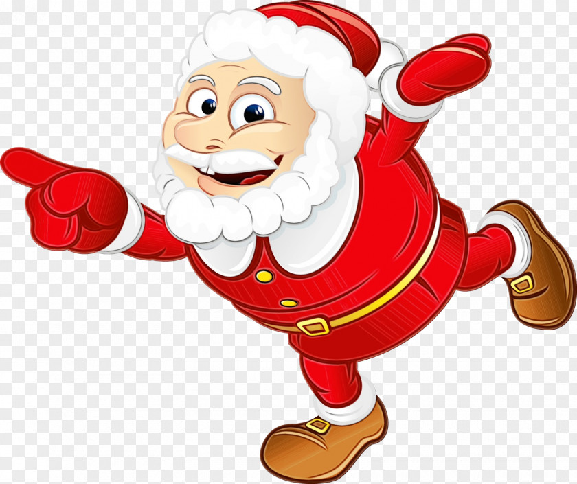 Mascot Animation Santa Claus PNG