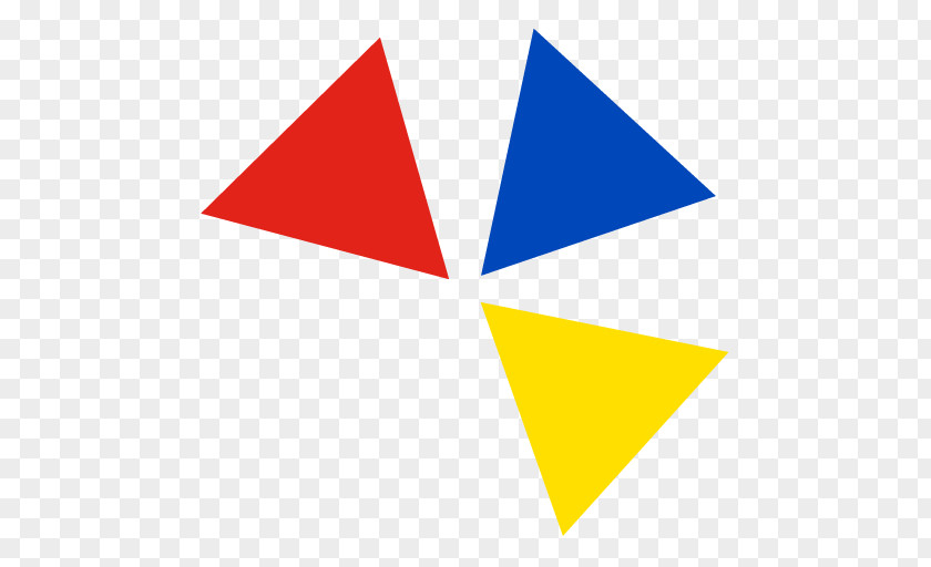 Triangle Point Yellow Brand PNG