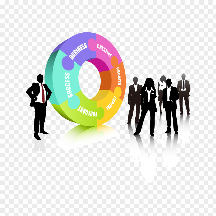 Vector People Circle Businessperson Company Concept PNG