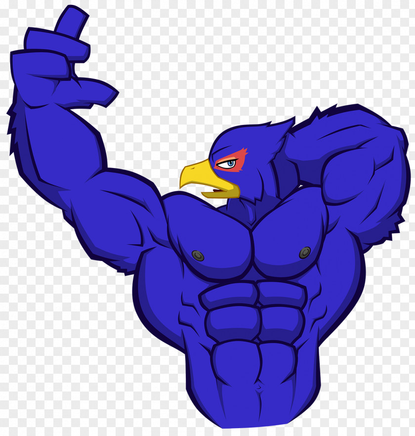 Falcon Muscle Falco Lombardi Bird Star Fox Wolf O'Donnell PNG