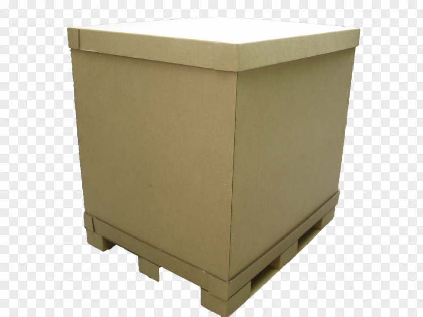 High Grade Packing Box Paper Bulk Intermediate Container Corrugated Fiberboard PNG