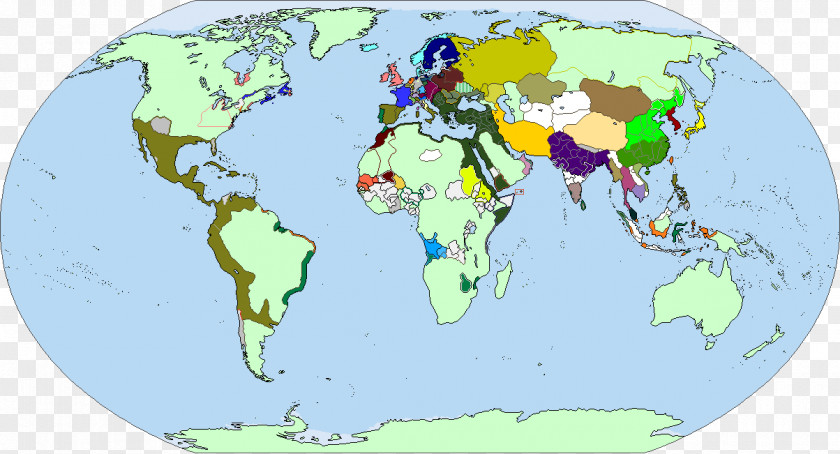 Map World Globe Russian Empire PNG