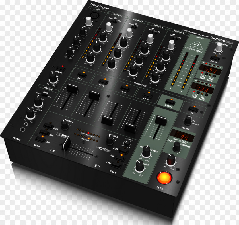 Mixer Audio Mixers DJ Behringer Fade PNG