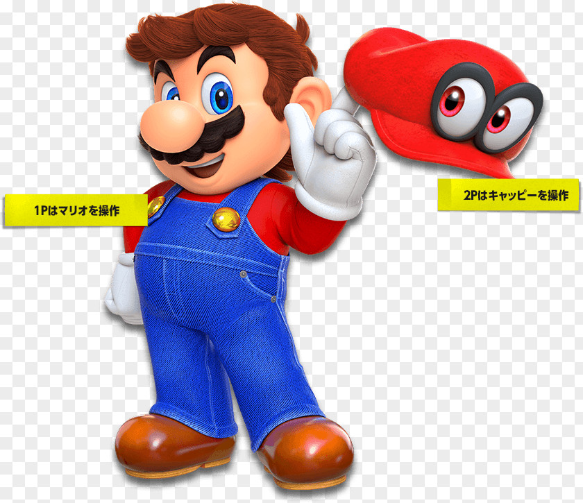 Play Action Super Mario Odyssey New Bros Bros. Nintendo Switch PNG