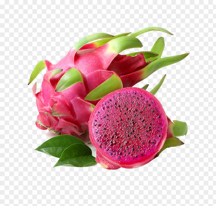 Red Heart Dragon Fruit Pitaya Cherry Food PNG