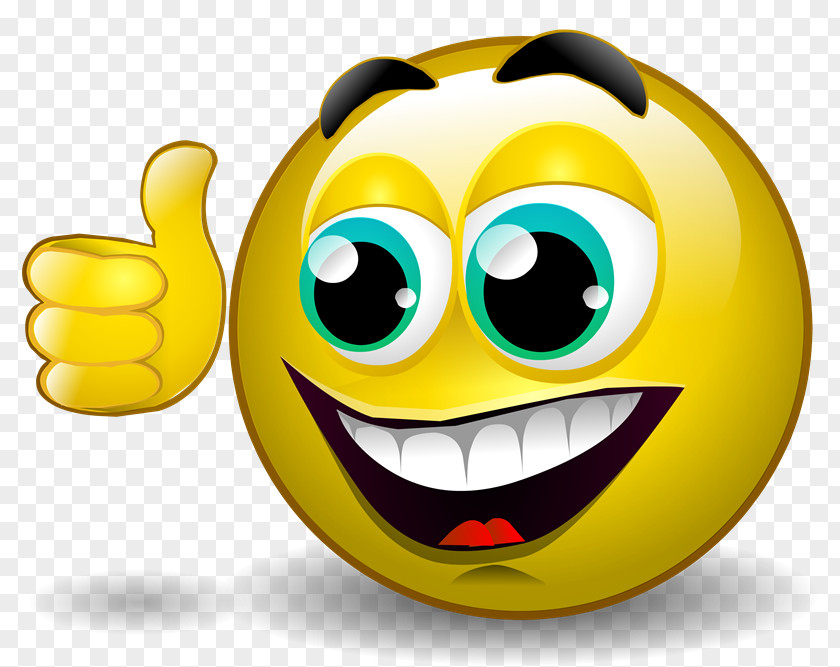 Smile Smiley Emoticon Thumb Signal Clip Art PNG