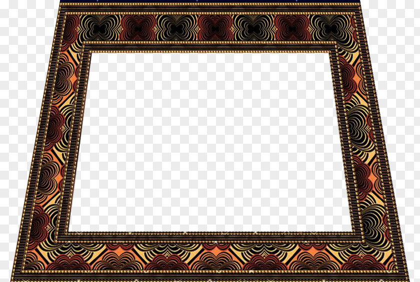 Trapezoid Picture Frames Wood Stain Rectangle PNG