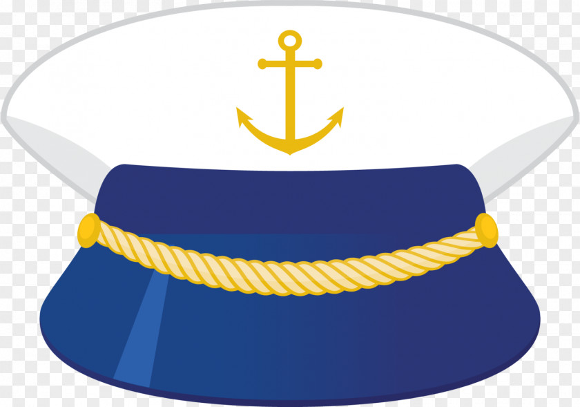 Anchor Sailor Cap Sea Captain Drawing Clip Art PNG