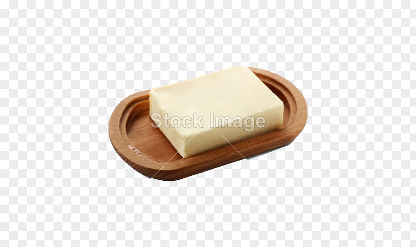 Butter On A Wooden Plate Photography PNG