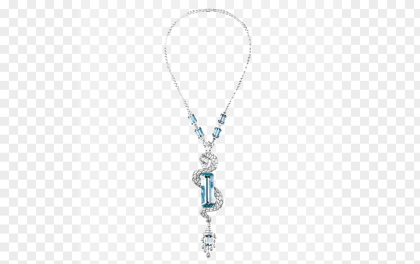 Aquamarine Necklace Locket Turquoise Chain Jewellery PNG
