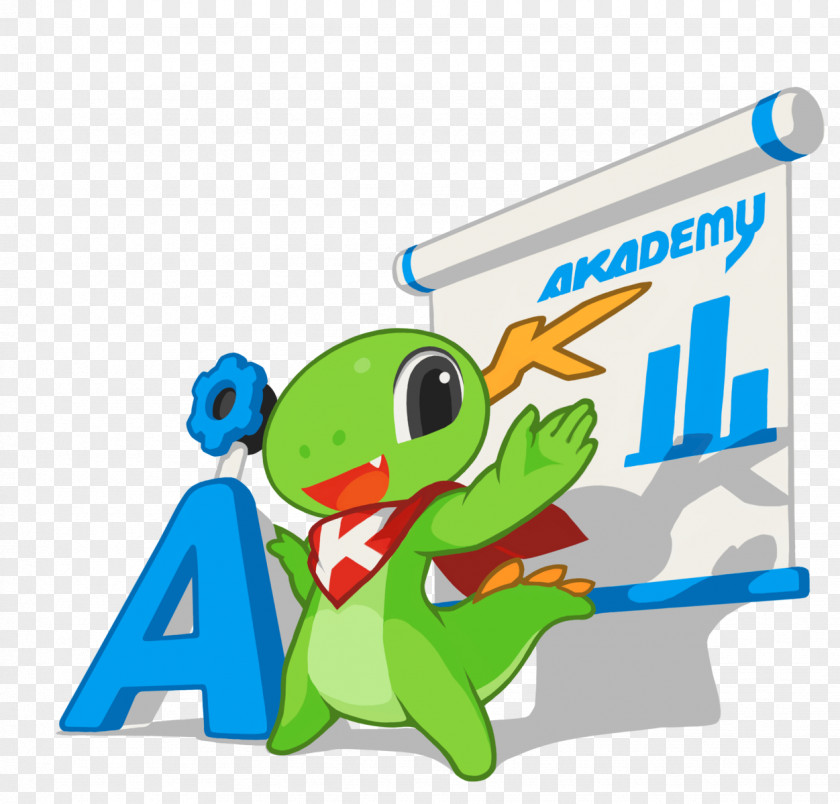 Mascot Akademy Konqi KDE Computer Software Krita PNG