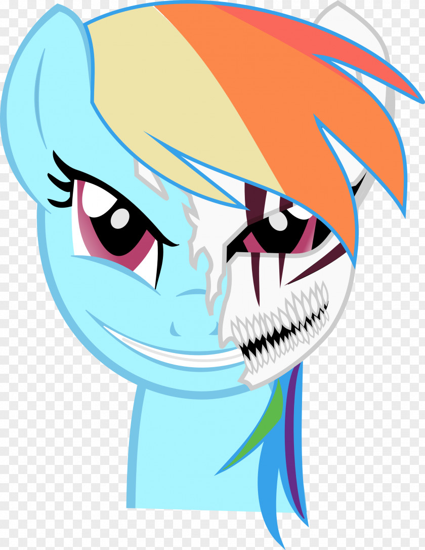 Semi-permanent Vector Ichigo Kurosaki Rukia Kuchiki Rainbow Dash Pony Rarity PNG