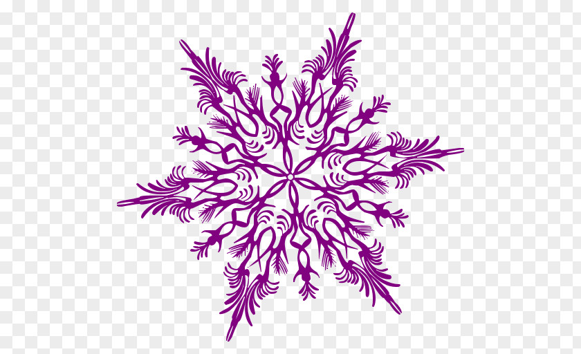 Snowflake Color Purple Clip Art PNG