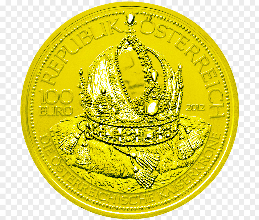 Coin Gold Imperial Crown Of Austria PNG