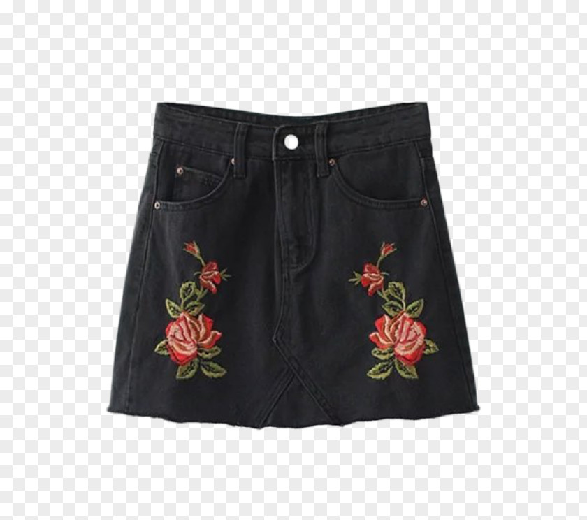 Denim Skirt A-line Woman PNG