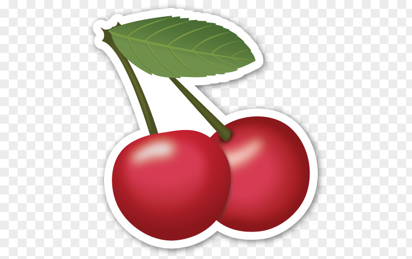 еда Emoji Sticker Cherry Emoticon Symbol PNG