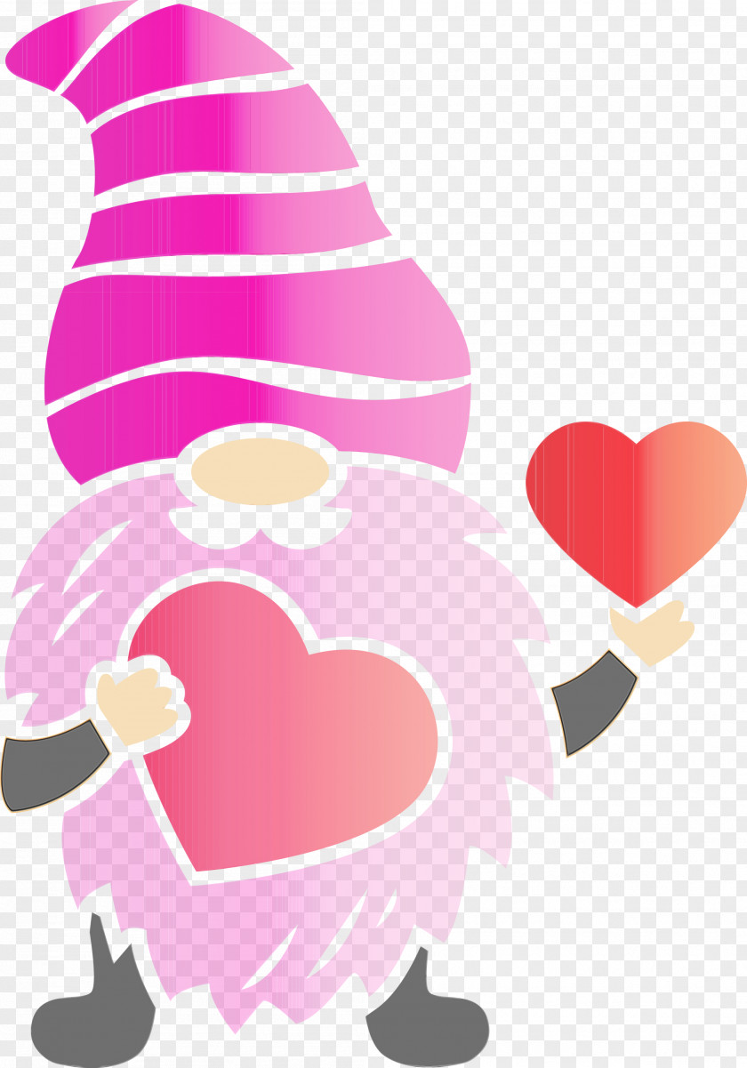Pink Heart Love PNG