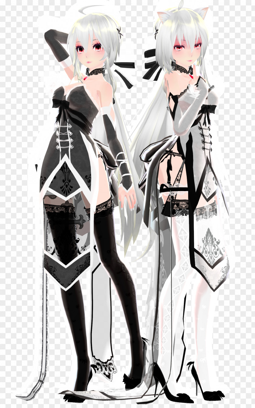 Do Not Cross Model Costume Silver Dress Editing PNG