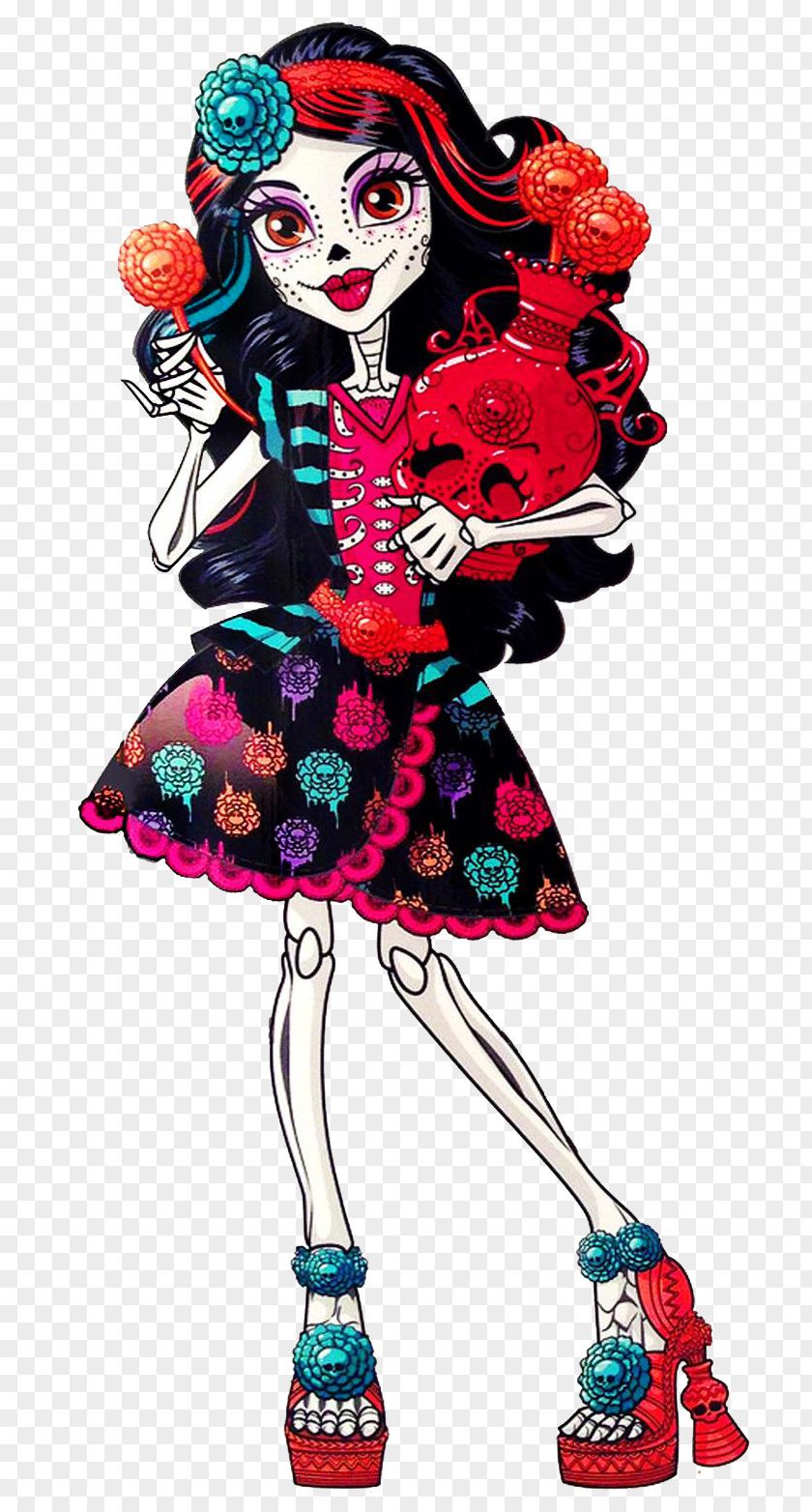 Doll Monster High Skelita Calaveras Art Toy PNG