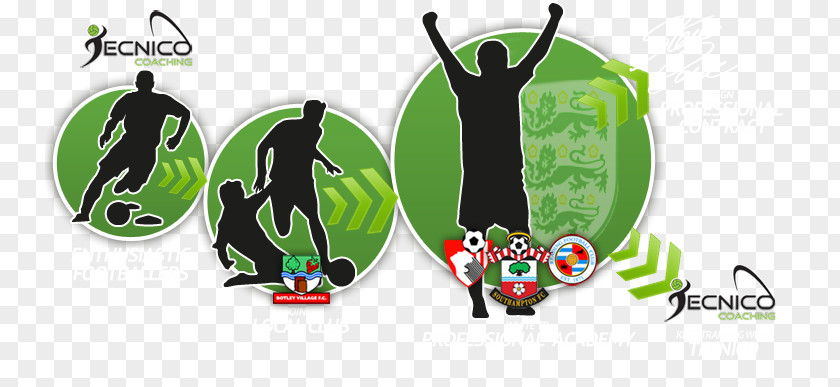Football Coach Logo Brand Green PNG