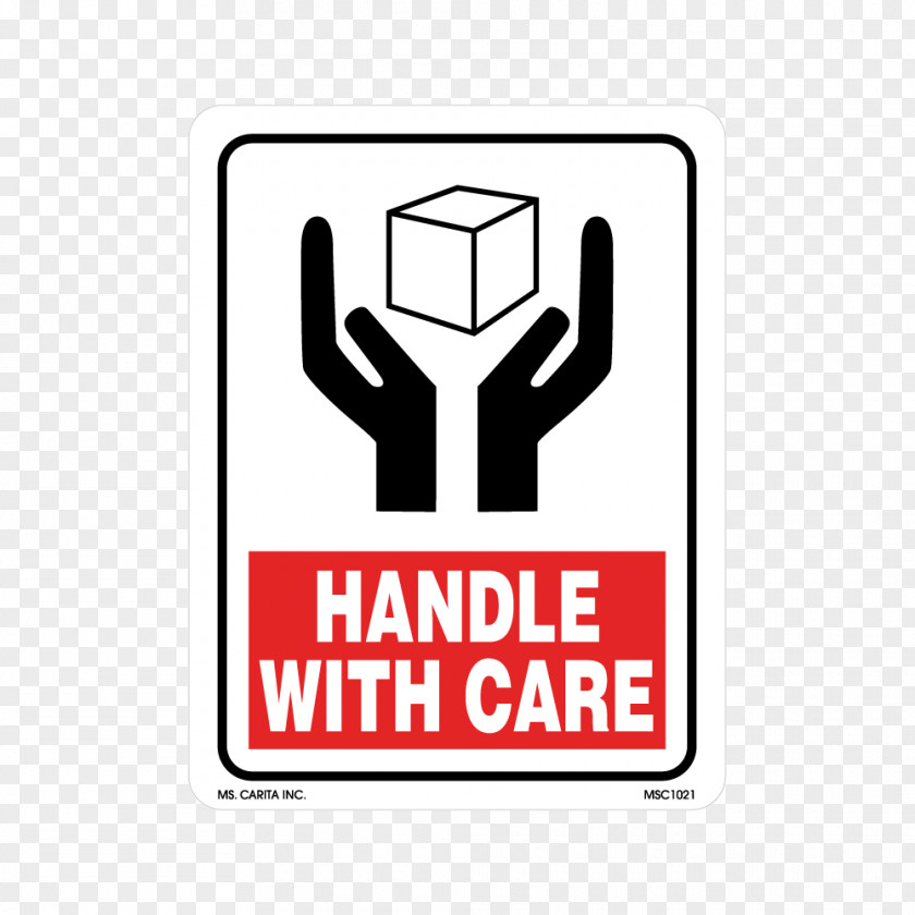 Handle With Care Label Paper Sticker Logo Brand PNG