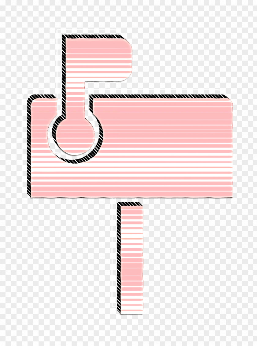 Rectangle Pink Mail Icon Meanicons Post PNG